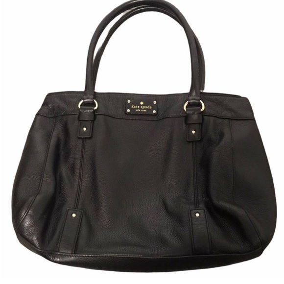 kate spade Handbags - Kate Spade soft black leather handbag
